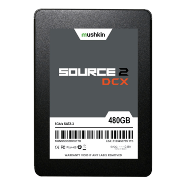 480GB Source 2 DCX 7mm, 560 / 470 MB/s, 3D NAND, SATA 6Gb/s, SED, TCG Opal SSC, 2.5&quot; SSD