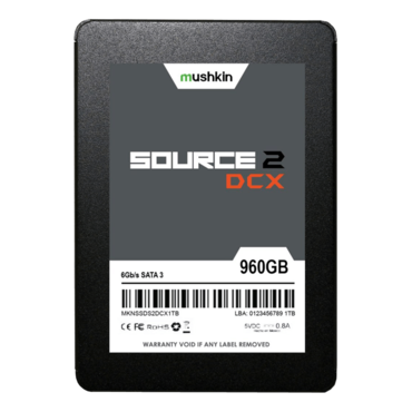 960GB Source 2 DCX 7mm, 560 / 515 MB/s, 3D NAND, SATA 6Gb/s, SED, TCG Opal SSC, 2.5&quot; SSD