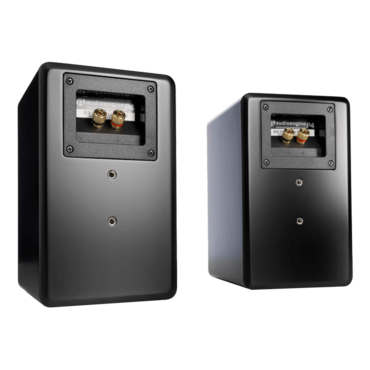 P4-BLK, Wired, Matte Black, 2.0 Channel Bookshelf Speakers