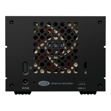16TB LaCie 2big RAID, USB-C 3.2 Gen 2, Black, External Hard Drive