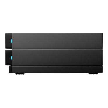 16TB LaCie 2big RAID, USB-C 3.2 Gen 2, Black, External Hard Drive