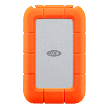 2TB LaCie Rugged Mini SSD, Up to 2000 MB/s, USB-C 3.2 Gen 2x2, Orange, External SSD
