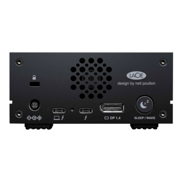 10TB LaCie 1big Dock, Thunderbolt™ 3, Black, External Hard Drive