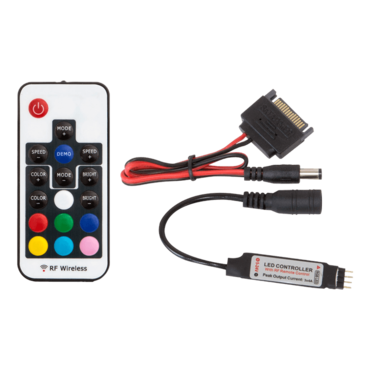 KRGB-LED-204AD Vivid RGB Multi-Color 204&quot; Flexible LED Strip Kit w/ Remote/Power Adapter