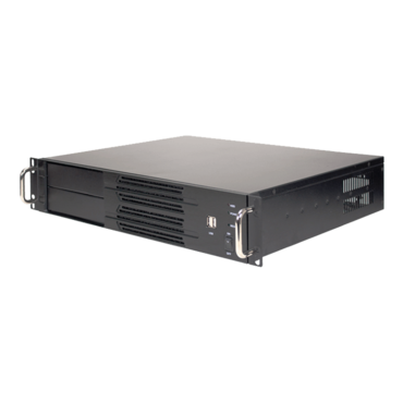 RM-2U200H3A, 2x 3.5&quot;/2.5&quot; Internal or 1x 5.25&quot; External Bays, No PSU, ATX, Black, 2U Chassis