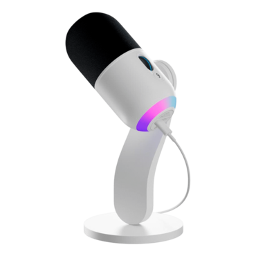 Yeti GX, Dynamic, RGB LED, White, Gaming Microphone