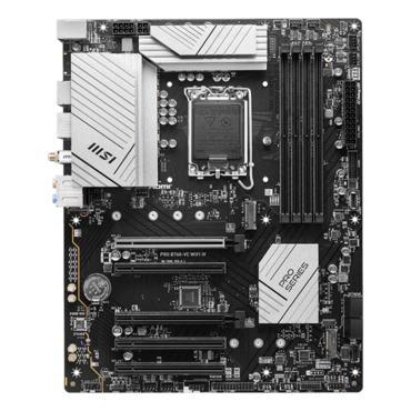 PRO B760-VC WIFI IV, Intel® B760 Chipset, LGA 1700, ATX Motherboard