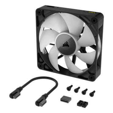 iCUE LINK RX140 RGB 140mm, RGB LEDs, 1700 RPM, 94.7 CFM, 36 dBA, Cooling Fan