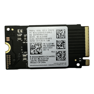 256GB MZALQ256HBJD-00BLZ, 2200 / 1750 MB/s, PCIe NVMe 3.0 x4, M.2 2242 OEM SSD