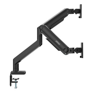 MAG MT201D, 17&quot; - 45&quot; Screens, Matte Black, Double Monitor Arm