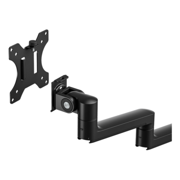 PRO MT81D, 17&quot; - 32&quot; Screens, Matte Black, Double Monitor Arm