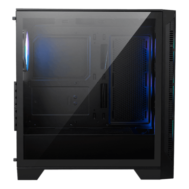 MAG FORGE 321R AIRFLOW, Tempered Glass, No PSU, ATX, Black, Mid Tower Case