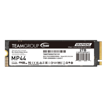 2TB MP44, 7400 / 6400 MB/s, 3D TLC NAND, PCIe NVMe 4.0 x4, M.2 2280 SSD