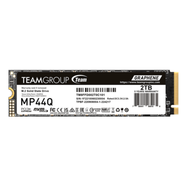 2TB MP44Q, 7400 / 6500 MB/s, 3D QLC NAND, PCIe NVMe 4.0 x4, M.2 2280 SSD