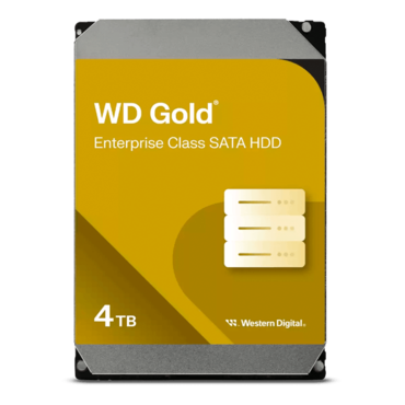 4TB Gold WD4004FRYZ, 7200 RPM, SATA 6Gb/s, 512e, 256MB cache, 3.5&quot; HDD