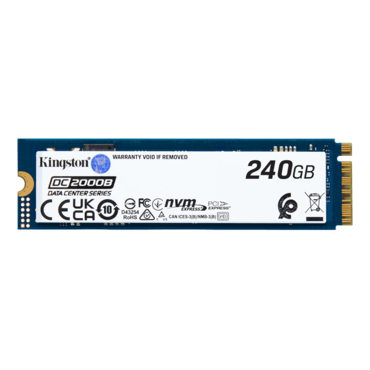 240GB DC2000B, 4500 / 400 MB/s, 3D TLC NAND, PCIe NVMe 4.0 x4, M.2 2280 SSD