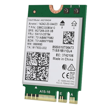 BE200, Wi-Fi 7, Tri-Band 2.4 / 5 / 6GHz, 5.8 Gbps, Bluetooth 5.4, M.2 2230, No vPro®, Wireless Adapter