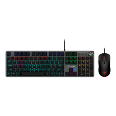 FORGE GK310 COMBO, RGB, Red Switch, Wired, Black, Mechanical Gaming Keyboard & Mouse