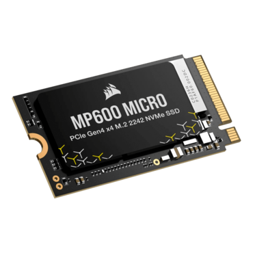 1TB MP600 MICRO, 5100 / 4300 MB/s, 3D TLC NAND, PCIe NVMe 4.0 x4, M.2 2242 SSD