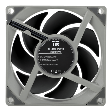TL-B8 80mm, 2200 RPM, 34 CFM, 24 dBA, Cooling Fan