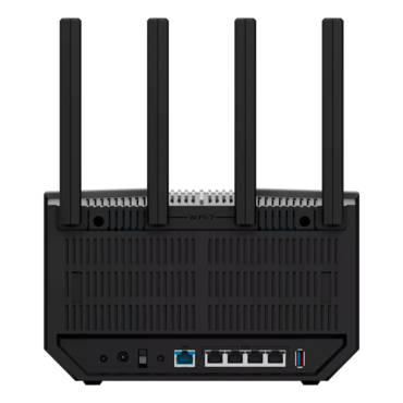 RT-BE92U, IEEE 802.11be, Tri-Band 2.4GHz / 5GHz / 6GHz, 1032 / 2882 / 5764 Mbps, 5xRJ45, 1 x USB 3.2 Gen 1, Retail Wireless Router