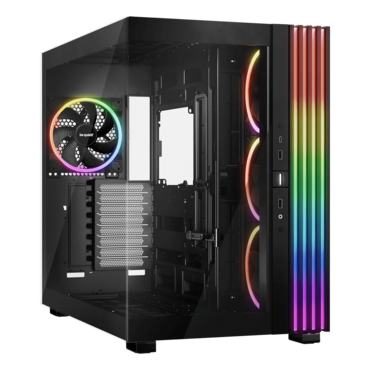 Light Base 900 FX, Tempered Glass, No PSU, E-ATX, Black, Full Tower Case