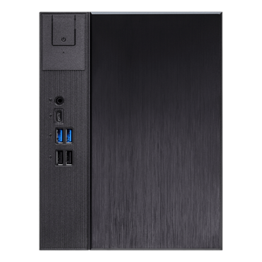 DeskMeet X300W - TAA Compliant, Intel® X300 Chipset, 4x DDR4 DIMM Memory, 1x M.2 SSD, 2x 2.5" HDD/SSD, 500W PSU, Mini Cube PC Barebone