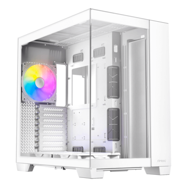 C8 ARGB, Tempered Glass, No PSU, E-ATX, White, Full Tower Case