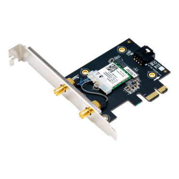 PCE-BE6500, BE6500, Tri-Band, Wi-Fi 7, Bluetooth 5.4, PCIe Wireless Adapter - TAA Compliant