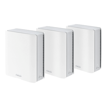 ZenWiFi BT6(W-3-PK), IEEE 802.11be, Tri-Band 2.4GHz / 5GHz / 6GHz, 688 / 2882 / 5762 Mbps, 3xRJ45, 1x USB 3.0, Wireless Mesh System - TAA Compliant