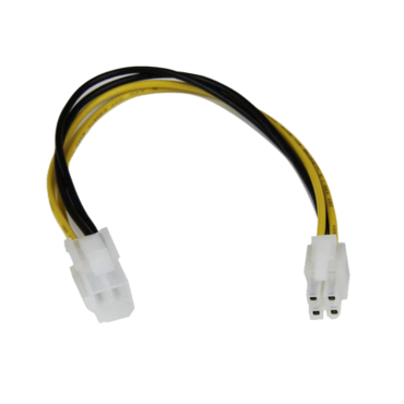 8in ATX12V 4 Pin P4 CPU Power Extension Cable - M/F
