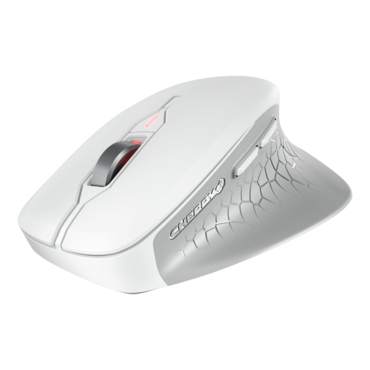 STREAM MOUSE COMFORT, 4000-dpi, Wireless, White, Laser Ergonomic Mouse