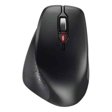 STREAM MOUSE COMFORT, 4000-dpi, Wireless, Black, Laser Ergonomic Mouse