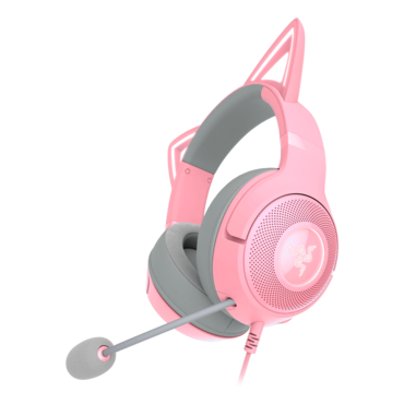 Kraken Kitty V2, Virtual 7.1 Surround Sound, Wired, Quartz Pink, Gaming Headset