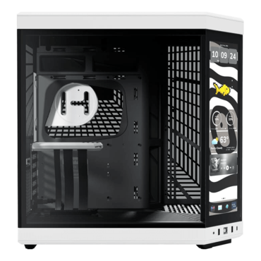 Y70, Touch Infinite, Tempered Glass, No PSU, E-ATX, Panda, Mid Tower Case