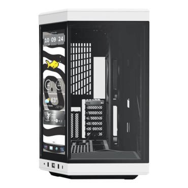 Y70, Touch Infinite, Tempered Glass, No PSU, E-ATX, Panda, Mid Tower Case