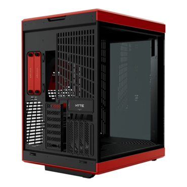 Y70, Touch Infinite, Tempered Glass, No PSU, E-ATX, Black Cherry, Mid Tower Case