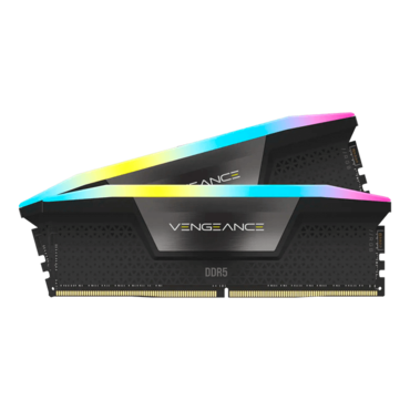 48GB (2 x 24GB) VENGEANCE® RGB DDR5 6800MHz, CL34, Black, RGB LED, DIMM Memory
