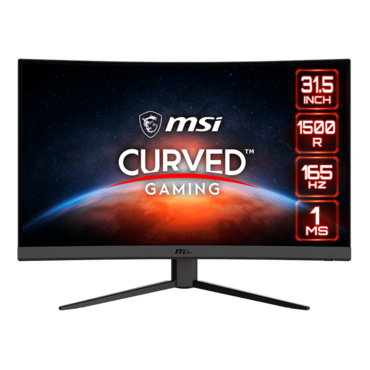 Optix G32C4W, Curved, 31.5&quot; VA, 1920 x 1080 (FHD), 1 ms, 165Hz, FreeSync™ Premium Gaming Monitor