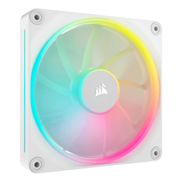 iCUE LINK LX140 RGB 2 x 140mm, White, w/ Controller, RGB LEDs, 2000 RPM, 84.7 CFM, 36 dBA, Cooling Fans
