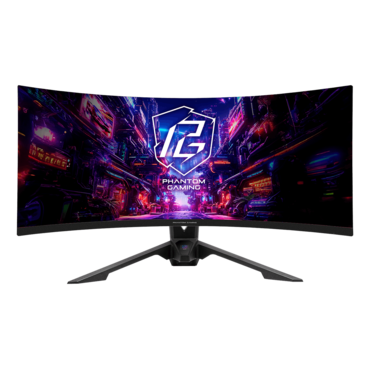 Phantom Gaming PG34QRT3A, Curved, 34&quot; VA, 3440 x 1440 (UWQHD), 1 ms, 180Hz, FreeSync™ Premium Gaming Monitor