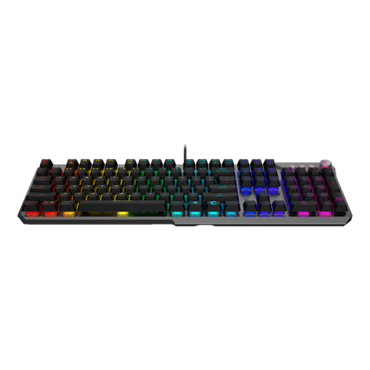 STRIKE 600, Per Key RGB, Kailh Midnight Pro Silent Tactile, Wired, Black, Mechanical Gaming Keyboard