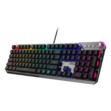 STRIKE 600, Per Key RGB, Kailh Midnight Pro Silent Tactile, Wired, Black, Mechanical Gaming Keyboard