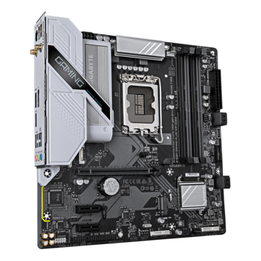 B760M GAMING PLUS WIFI DDR4, Intel® B760 Chipset, LGA 1700, microATX Motherboard