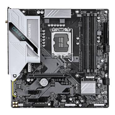 B760M GAMING PLUS WIFI DDR4, Intel® B760 Chipset, LGA 1700, microATX Motherboard