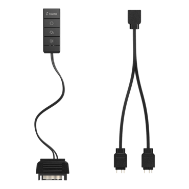 Adjust 2, Manual ARGB Controller, Standard 5V ARGB LED, Y-Cable Included