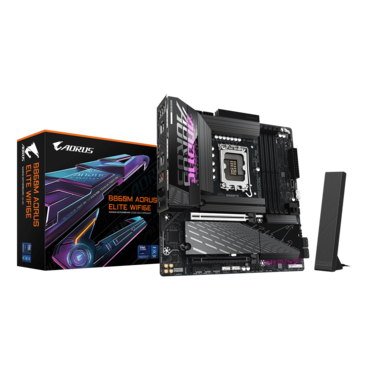 B860M AORUS ELITE WIFI6E, Intel® B860 Chipset, LGA 1851, microATX Motherboard