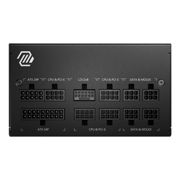 MAG A850GL PCIE5 II, 80 PLUS Gold 850W, Full Modular, ATX Power Supply