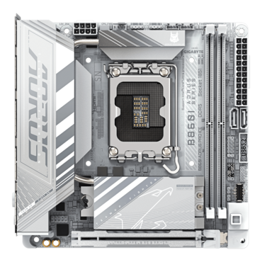 B860I AORUS PRO ICE, Intel® B860 Chipset, LGA 1851, Thunderbolt™ 4, Mini-ITX Motherboard