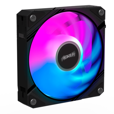 AORUS EZ CHAIN 120mm, ARGB LEDs, 2000 RPM, 60 CFM, 29 dBA, Cooling Fan